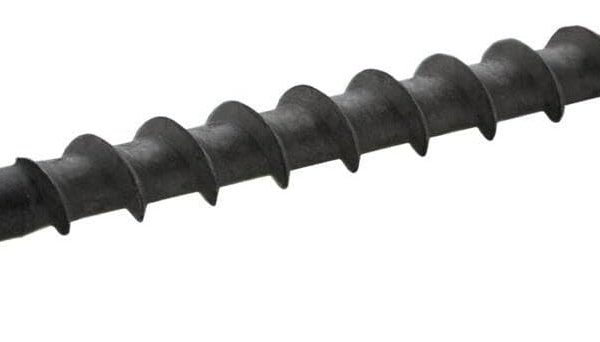 1-5/8 inch No. 6 coarse thread drywall screws, flared head, 1 lb, black, 189 pieces